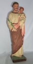 Statuette : saint Joseph et l'Enfant