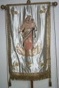 Bannière de procession : Vierge à l'Enfant, Immaculée Conception