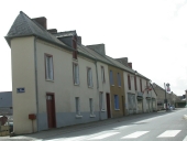 Alignement de maisons, 9-15 rue de la Libération (La Baussaine)