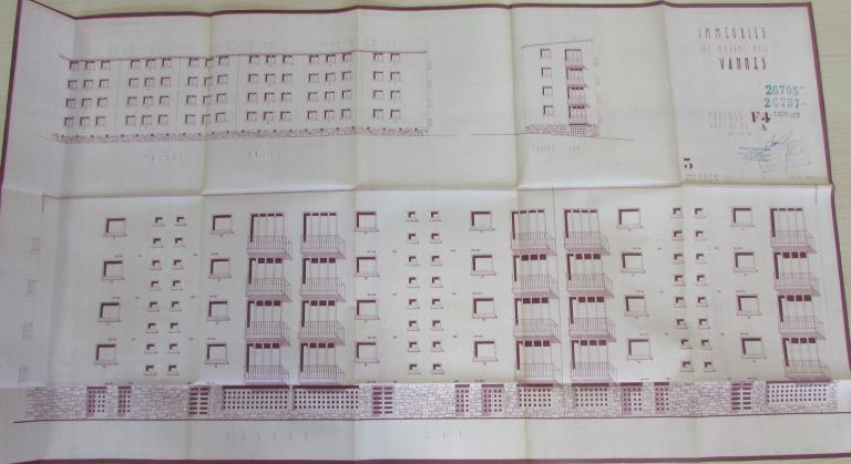 Ensemble de trois immeubles dit résidence Madame Molé, 62 rue Madame Molé (Vannes)