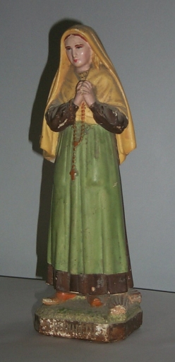 Statuette : sainte Bernadette