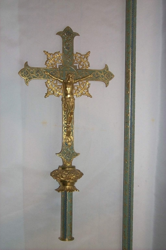 Croix de procession et hampe 1