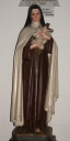 Statue sur socle : Sainte Thérèse de Lisieux