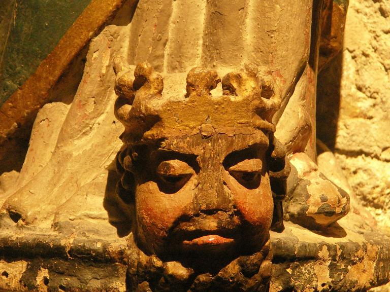 Statue : sainte Catherine d'Alexandrie, église paroissiale Saint-Jacques (Perros-Guirec)