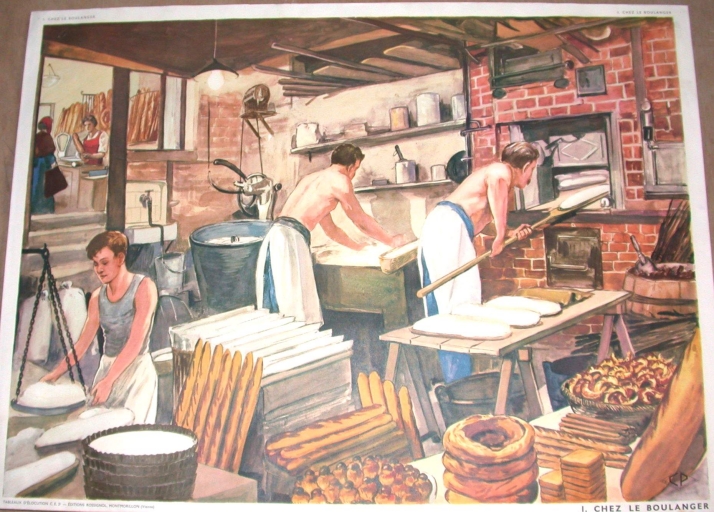 Série de 22 estampes pour illustrer une 'leçon de choses' : La vie quotidienne