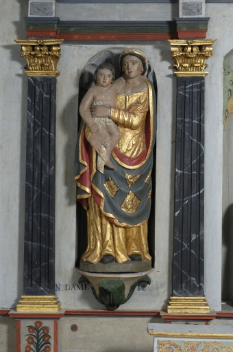 Statue : Vierge à l'Enfant, dite Notre Dame de Kergonec