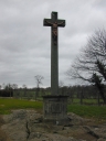 Croix de cimetière, rue Jean Guéhenno (Lanhélin fusionnée en Mesnil-Roc'h en 2019)