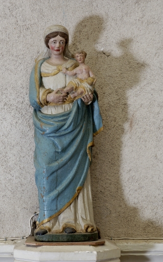 Statue sur culot : Vierge à l'Enfant