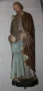 Statue de procession : Saint Joseph et l'Enfant
