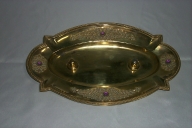 Ensemble 5 d'un plateau à burettes et de 2 burettes