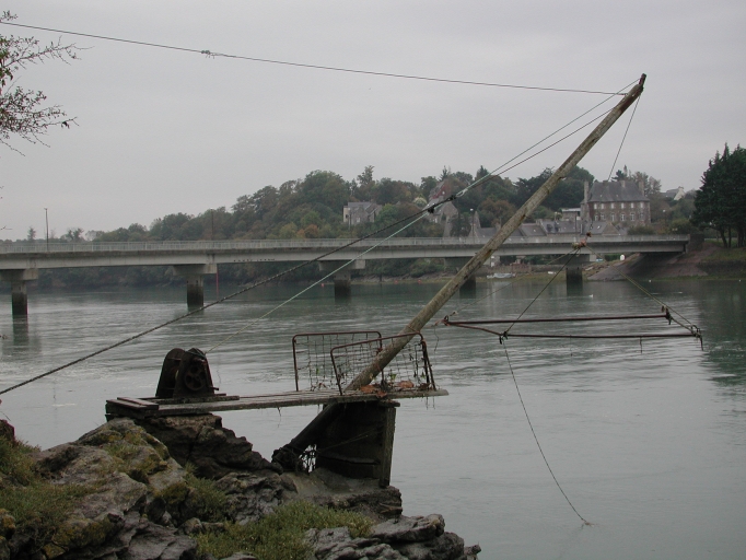 Outil de pêche : filet carrelet