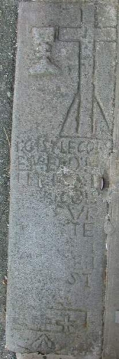 Dalle funéraire de Gilles Mathurin Le François, prêtre