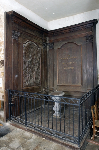 Fonts baptismaux (Dompierre-du-Chemin fusionnée en Luitré-Dompierre en 2019)