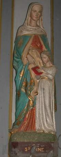 Statue sur culot : Education de la Vierge