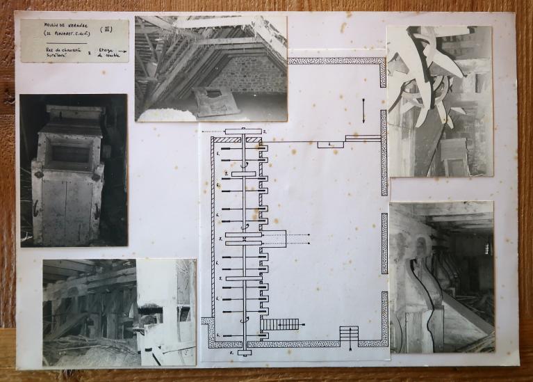 Moulin à farine puis teillage, Moulin de Keranré [Keranraiz ; Keranraix] (Le Vieux-Marché)