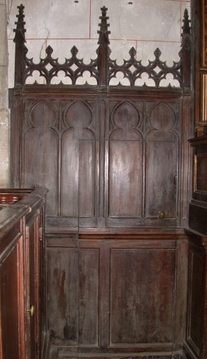 Lambris de demi-revêtement 2 (chapelle du Sacré-Coeur)