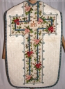 Ornement blanc 2 : chasuble, étole