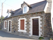 Maisons, logis mitoyens, rue des Mimosas, Saint-François (Plouguiel)