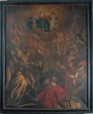 Tableau : Adoration de la Trinité par les saints