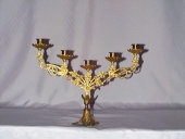 Ensemble 3 de 2 chandeliers d'autel