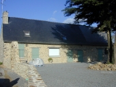 Alignement de maisons, la Gandonnais (Eancé)