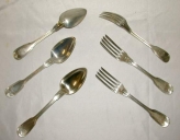 Ensemble de 6 couverts à entremets