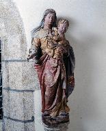 Statue (petite nature) : Vierge à l'Enfant dite Notre-Dame de Grâces