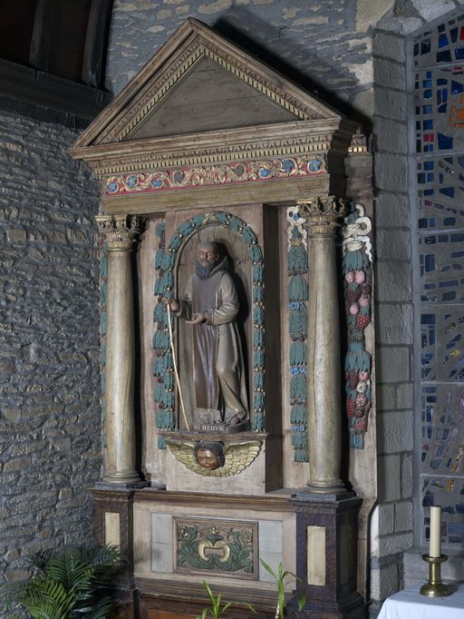 Statue 1 : Saint Hervé, église Saint-Hervé (Caro)