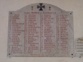 Ensemble de 2 tableaux commémoratifs des morts