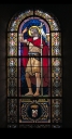 Verrière à personnages de la baie 102 : saint Jean-Baptiste