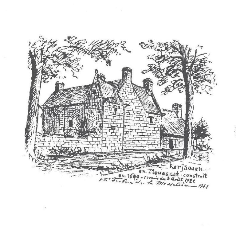 Manoir, aujourd'hui maison, Kerlaouen (Plouescat)