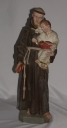 Statuette : saint Antoine de Padoue et l'Enfant (Tressé fusionnée en Mesnil-Roc'h en 2019)