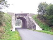Pont de chemin de fer, Ligne Saint-Malo-Rennes ; R.D.10, près des Landes de Dol (Baguer-Morvan)