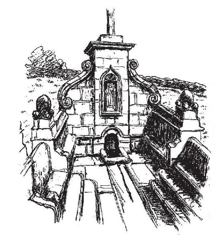 Fontaine de dévotion Sainte-Édiltrude, Santes-Ventroc (Tréflez)