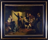 Tableau, cadre : Rouget de l'Isle chantant la Marseillaise