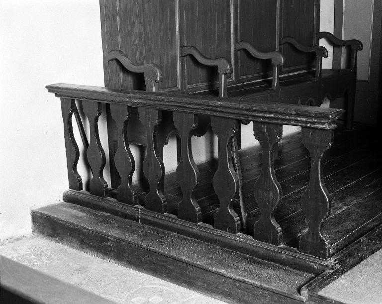 Clôture de chœur, ancien prieuré de Lochrist an Izelvet (Plounévez-Lochrist)