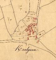 Ferme de Kersalguen, actuellement maison (Hôpital-Camfrout)