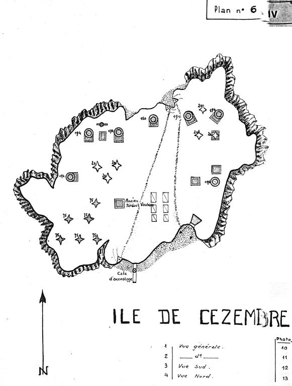 Ensemble fortifié de l'Île de Cézembre dit "Stützpunkt Ostwall Ra 277" et champ de bataille (Saint-Malo)