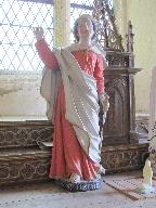 Statue sainte Eugénie, chapelle Sainte-Eugénie (Corseul)