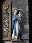 Statue 1 : Vierge à l'Enfant, église Saint-Hervé (Caro)