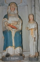 Retable et groupe de sainte Anne et la Vierge