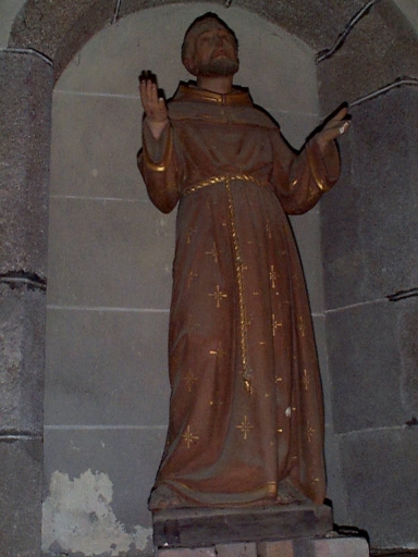 Statue 1 (petite nature) : saint François d'Assise