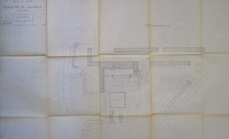 Gymnase de Bellevue, avenue du Pèlerin (Redon)