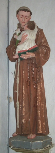 Statue : saint Antoine de Padoue et l'Enfant
